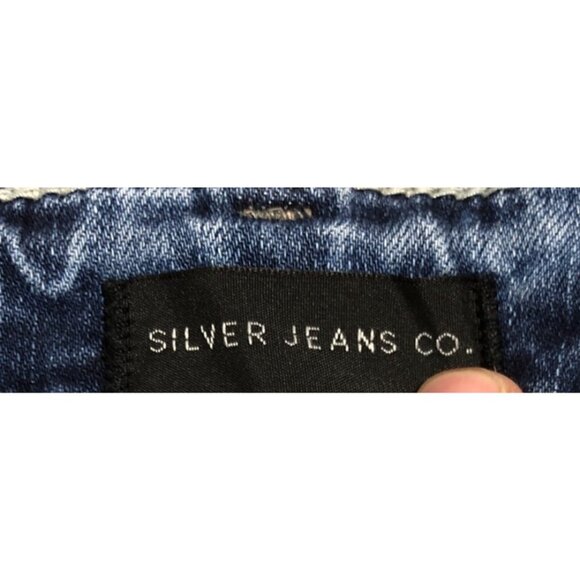 Silver Jeans Co. Elyse Bootcut Jeans 27x31 Denim Blue Stretch Curvy Mid Rise - Picture 4 of 14